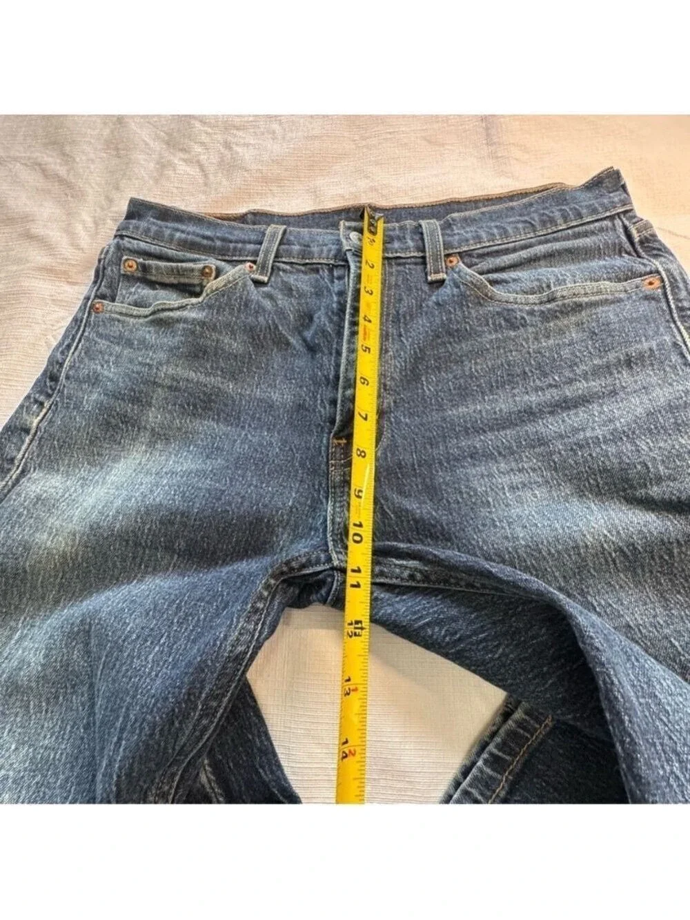 Levi's 505 Men's Straight Jeans - Indigo Blue Size 32